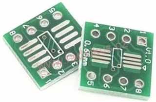 Adaptér DPS SOP8, SO8, SOIC8 na DIP8