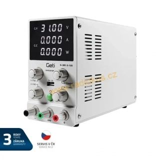 Zdroj laboratorní GETI GLPS3010HW 0-30V/ 0-10A