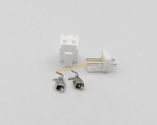 Sada JST-VH-3.96 2pin rastr 3,96mm vidlice do DPS + zásuvka na kabel