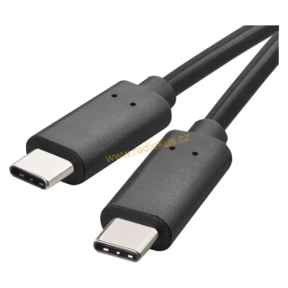 USB kabel 2.0 USB C vidlice - USB C vidlice 1m černý, Quick charge , max 100W